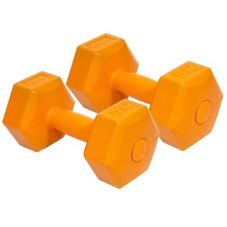 Zestaw hantli kompozytowych EB FIT 2x2kg pomarańczowe 1027029 Inny