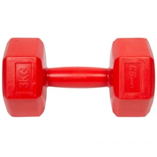 Zestaw hantli kompozytowych EB FIT 2x3kg czerwone 1027036 Inny
