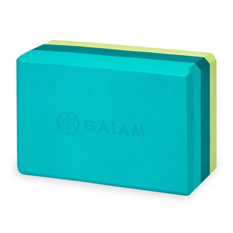 Kostka do Jogi Gaiam Teal Tonal Tri 62207 Gaiam