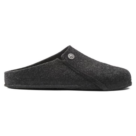 Kapcie męskie/damskie Birkenstock Zermatt Cozy Home Anthracite z wełnianego filcu regular szerokie (1014938) Birkenstock