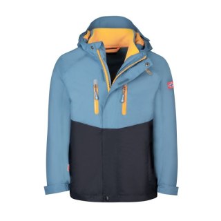 Kurtka wodoodporna dziecięca 3 w 1 Trollkids Kids Bryggen 3in1 Jacket zimowa niebieska (418-196) Trollkids