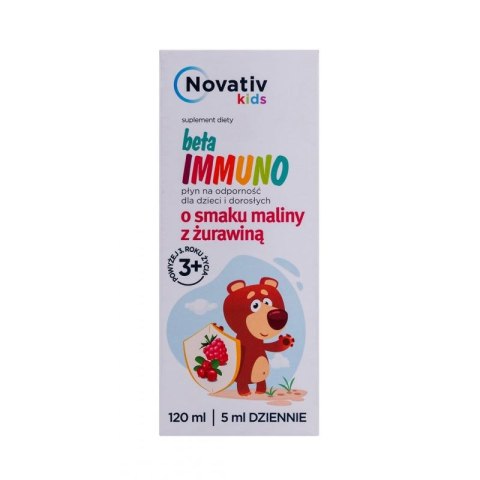 Novativ Kids Beta Immuno płyn na odporność 120ml