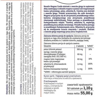 Novativ Magnez Cardio 50tabl. powlekanych