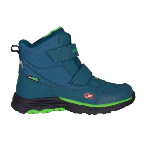 Śniegowce dziecięce Trollkids Kids Hafjell Winter Boots buty zimowe wodoodporne niebieskie (264-104) Trollkids