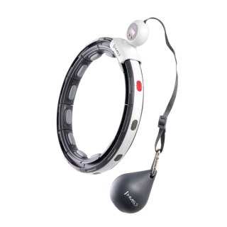 HHM15 HULA HOP BLACK Z MAGNESEM I OBCIĄŻNIKIEM + LICZNIK HMS HMS