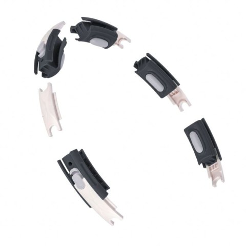 HHM15 HULA HOP BLACK Z MAGNESEM I OBCIĄŻNIKIEM + LICZNIK HMS HMS