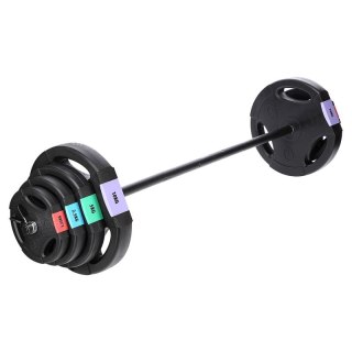Sztanga / talerze kompozytowe 42kg HMS GSP40 HMS