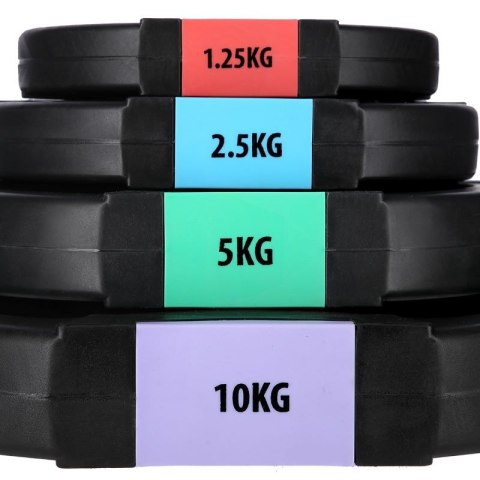 Sztanga / talerze kompozytowe 42kg HMS GSP40 HMS