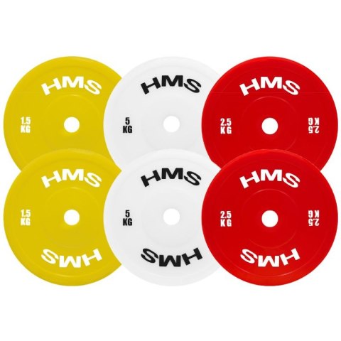 TPP02 (2 x 2.5 KG) RED TALERZ OLIMPIJSKI TECHNICZNY PE 2 x 2.5 KG HMS HMS