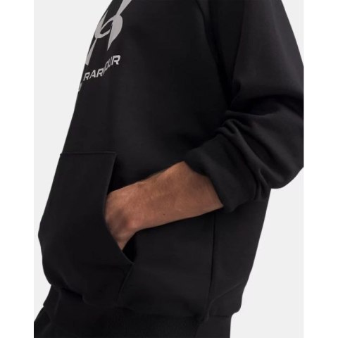 Bluza z kapturem Under Armour Rival Fleece Logo Hoodie - black/white Under Armour
