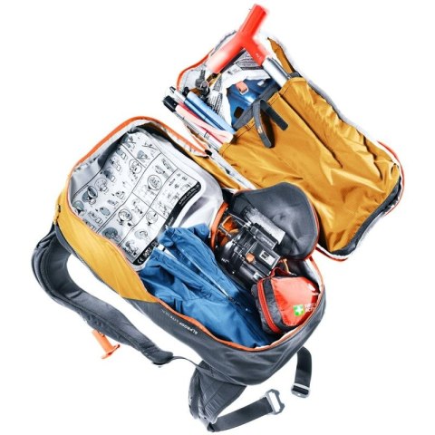 Plecak Deuter Alproof Lite 20 SL - cinnamon/black + Czujnik Garmin HRM Dual Garmin
