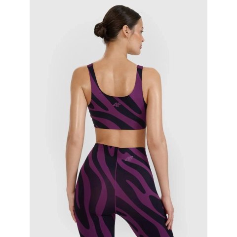 Biustonosz do jogi i pilatesu ze średnim wsparciem 4F 4FWSS25USBAF165-50A 4f