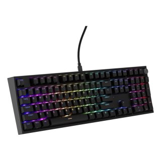 Klawiatura GENESIS THOR 404 Uniwersalne USB QWERTY Angielski Czarny Genesis