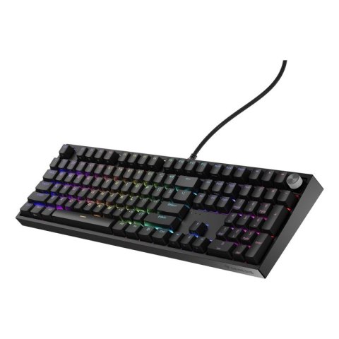 Klawiatura GENESIS THOR 404 Uniwersalne USB QWERTY Angielski Czarny Genesis