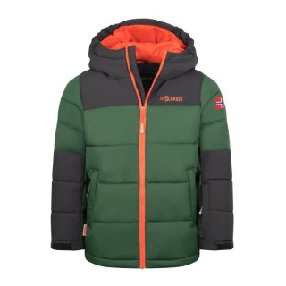 Kurtka ocieplana dziecięca Trollkids Kids Narvik Jacket Pro wodoodporna zimowa zielona (604-322) Trollkids