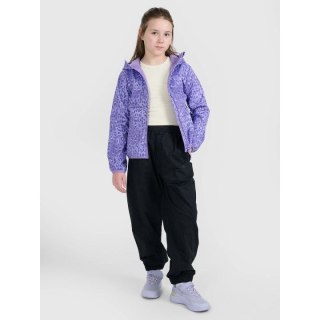 Kurtka softshell wiatroodporna membrana 5000 dziewczęca 4F 4FJRAW25TSOFF507-90A 4f