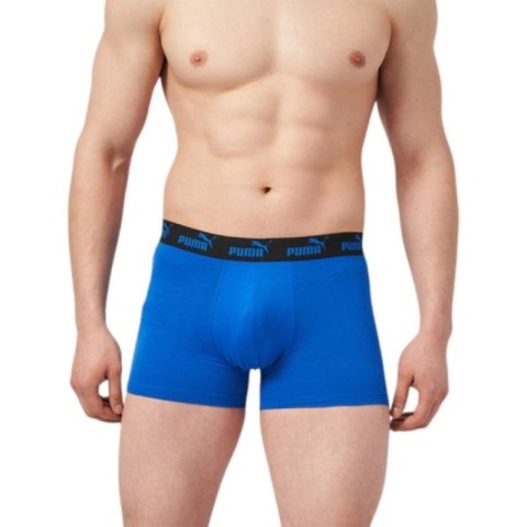 Puma bokserki majtki męskie 2-Pack niebieskie czarne wygodne bawełna Puma
