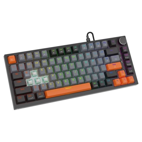 SAVIO KLAWIATURA MAGNETYCZNA ASTRAL BLACK OUTEMU WHITE JADE RGB 3 KOLORY KEYCAPÓW Savio