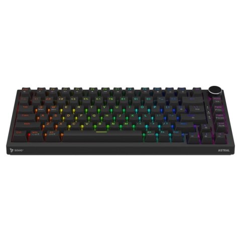 SAVIO KLAWIATURA MAGNETYCZNA ASTRAL BLACK OUTEMU WHITE JADE RGB Savio