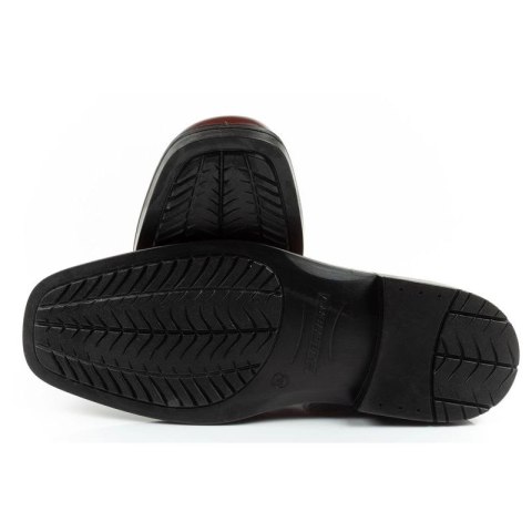 Skechers buty męskie sztyblety Miller-Boris eleganckie skórzane brązowe Skechers