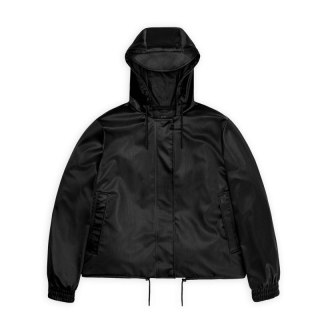 Rains damska kurtka przeciwdeszczowa STRING W JACKET W3 18040 84 BLACK GRAIN Rains
