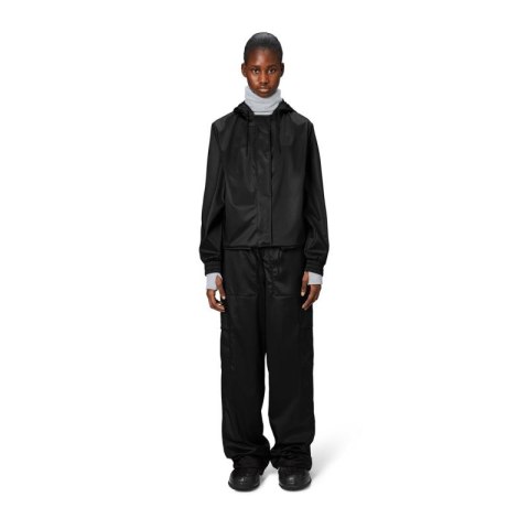 Rains damska kurtka przeciwdeszczowa STRING W JACKET W3 18040 84 BLACK GRAIN Rains