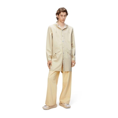 Rains długa kurtka unisex LONG JACKET W3 12020 26 DUNE Rains