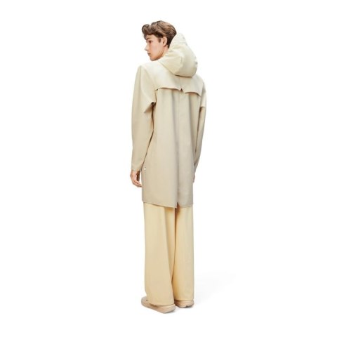 Rains długa kurtka unisex LONG JACKET W3 12020 26 DUNE Rains