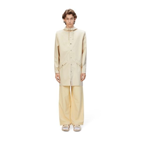 Rains długa kurtka unisex LONG JACKET W3 12020 26 DUNE Rains