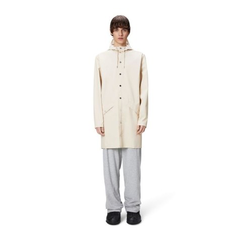 Rains długa kurtka unisex LONG JACKET W3 12020 26 DUNE Rains