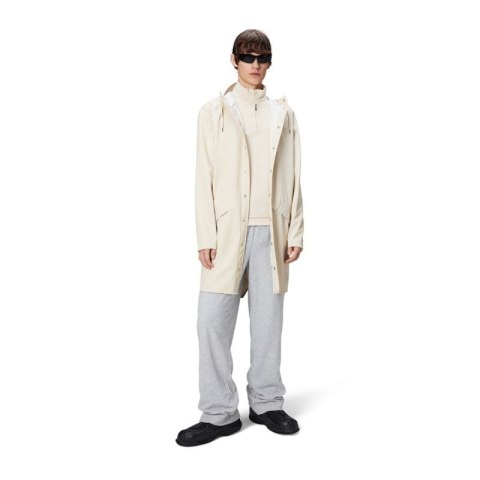 Rains długa kurtka unisex LONG JACKET W3 12020 26 DUNE Rains
