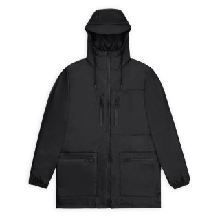 Rains kurtka przeciwdeszczowa CARGO LONG JACKET W3 12060 01 BLACK Rains