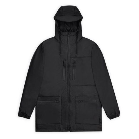 Rains kurtka przeciwdeszczowa CARGO LONG JACKET W3 12060 01 BLACK Rains
