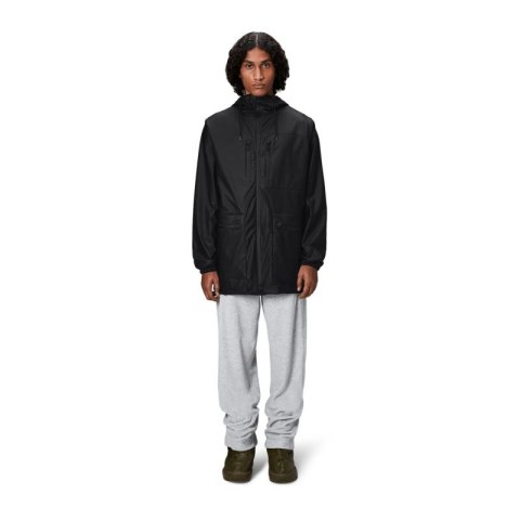 Rains kurtka przeciwdeszczowa CARGO LONG JACKET W3 12060 01 BLACK Rains