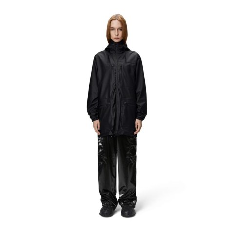 Rains kurtka przeciwdeszczowa CARGO LONG JACKET W3 12060 01 BLACK Rains