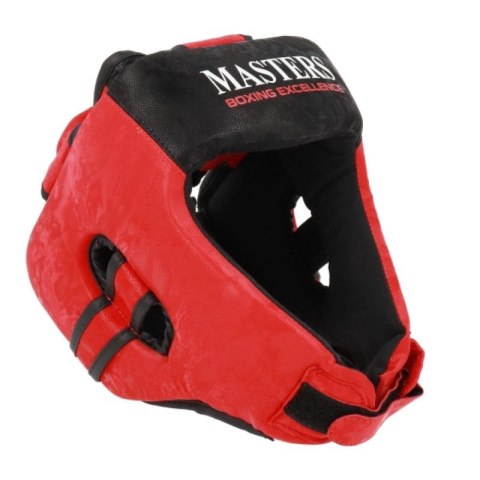Kask bokserski MASTERS KT-EXCELLENCE czarno-czerwony Masters