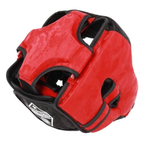 Kask bokserski MASTERS KT-EXCELLENCE czarno-czerwony Masters