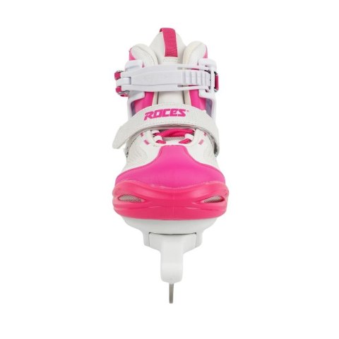 Łyżwy Roces Moody Ice X biało-różowe 450744 001 Roces