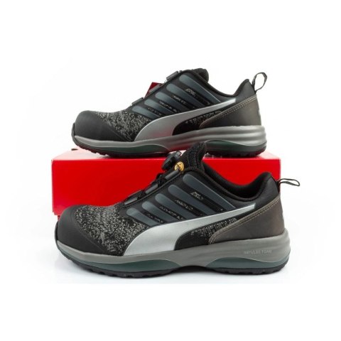 Puma buty robocze Charge Black Disc Low S1P ESD HRO SRC czarne BOA Puma