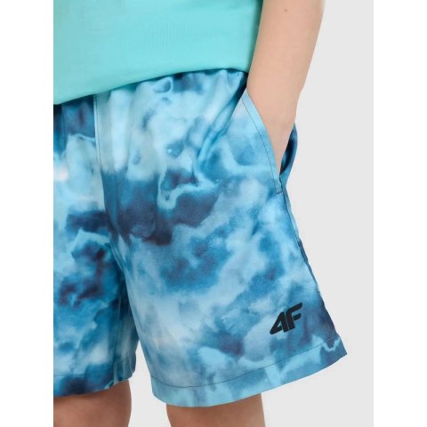 Spodenki plażowe boardshorty chłopięce 4F 4FJWSS25UBDSM118-90A 4f