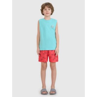 Spodenki plażowe boardshorty chłopięce 4F 4FJWSS25UBDSM121-63A 4f
