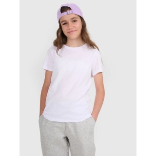 T-shirt regular gładki dziewczęcy 4F 4FJRMM00TTSHF3231-10S 4f