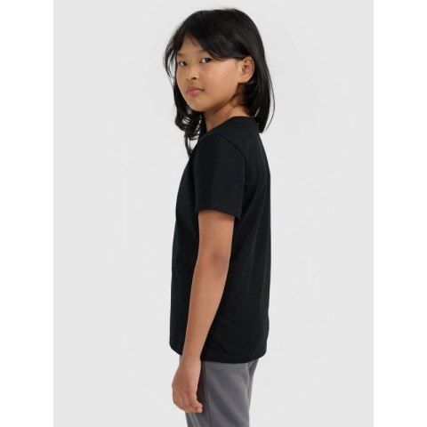 T-shirt regular gładki dziewczęcy 4F 4FJRMM00TTSHF3231-20S 4f