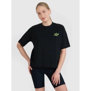 T-shirt regular z nadrukiem damski 4F 4FWSS25TTSHF1967-20S 4f