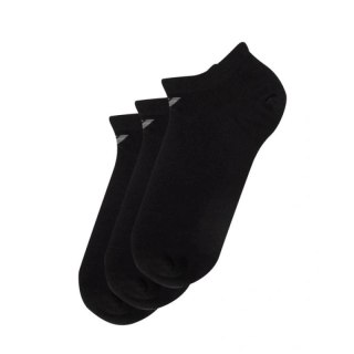 Emporio Armani skarpety stopki Calza bawełna czarne wygodne 3-Pack Emporio Armani