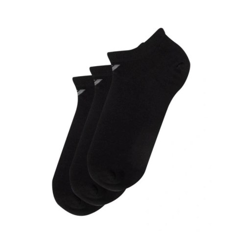 Emporio Armani skarpety stopki Calza bawełna czarne wygodne 3-Pack Emporio Armani