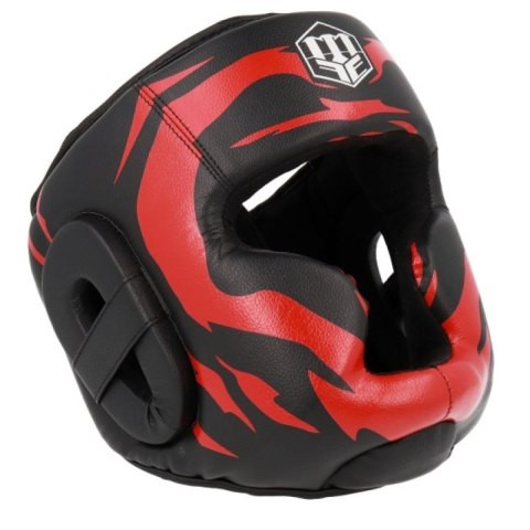 Kask bokserski MASTERS KSS-FIGHT-GEAR czarno-czerwony Masters
