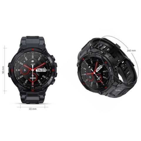Smartwatch GIEWONT Czarny GW430-1 Giewont