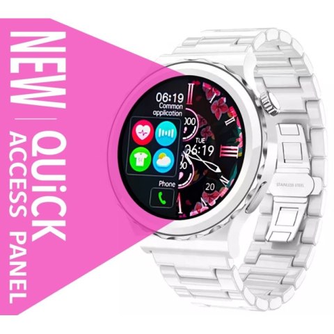 Smartwatch Damski Rubicon RNCE92 PRO White/2 x Pasek SMARUB171 RUBICON