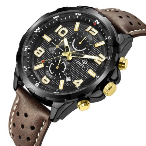 Zegarek Męski Perfect Chronograf CH05L-08 + Box PERFECT